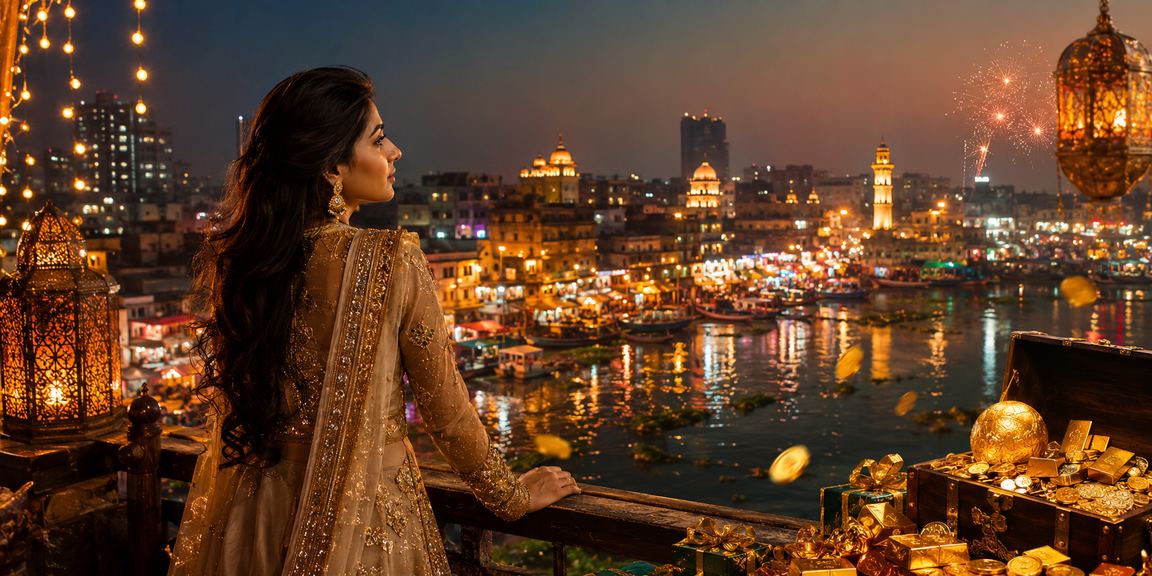নারায়ণগঞ্জের উৎসবকালীন ভাউচার লেনদেনের একটি দৃশ্য